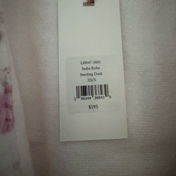 NWT LoveShackFancy Floral Pink Robe - Picture 6 of 6